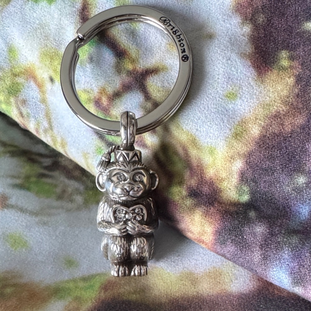 Brighton Silver Monkey Key Holder - image 1